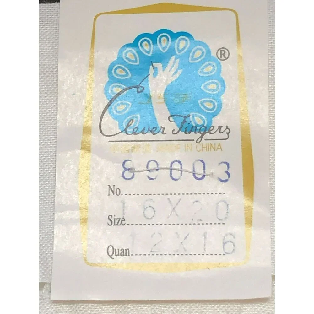 Clever Fingers Linen White Cutwork Bread Roll Muffin Covers lot of 2 NEW GIFT